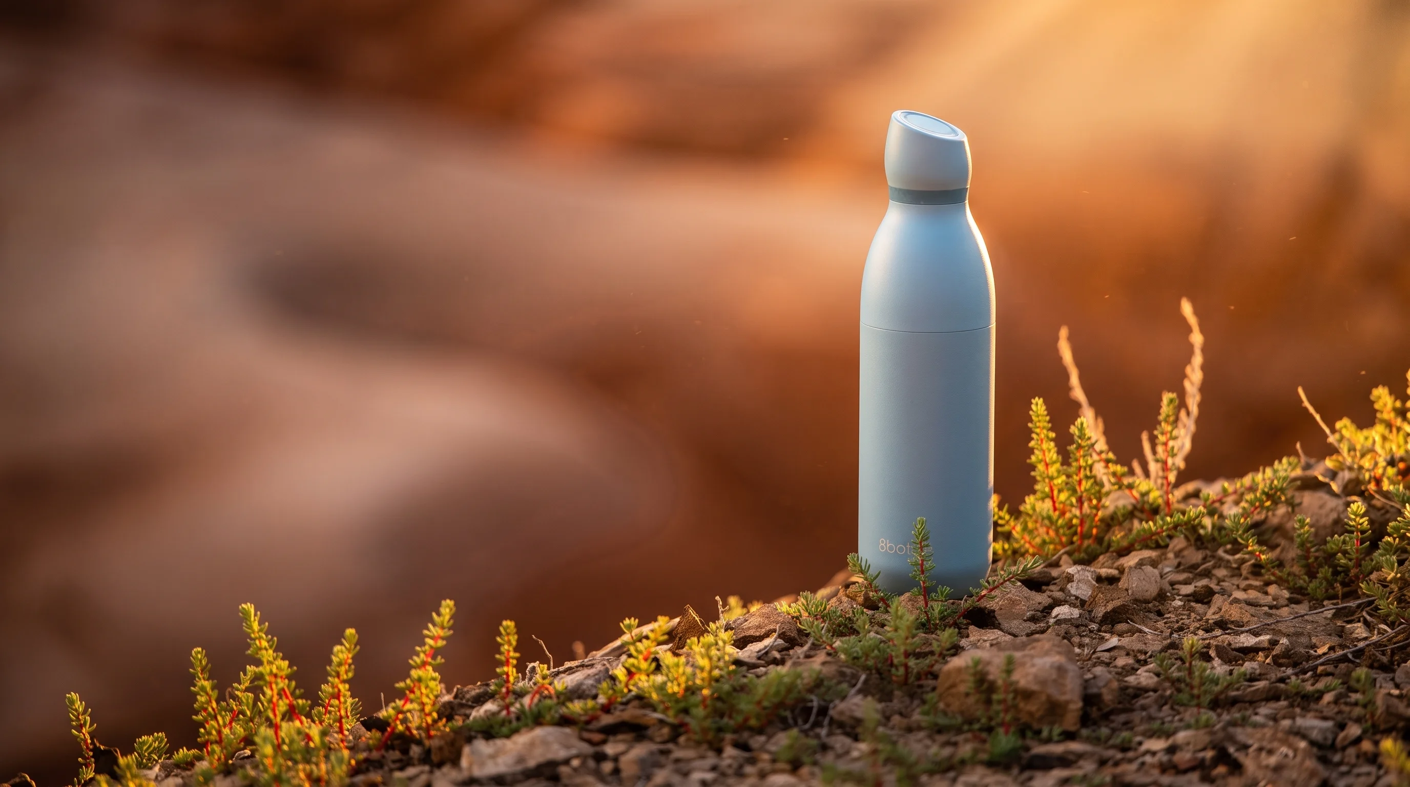 Real life blue bottle